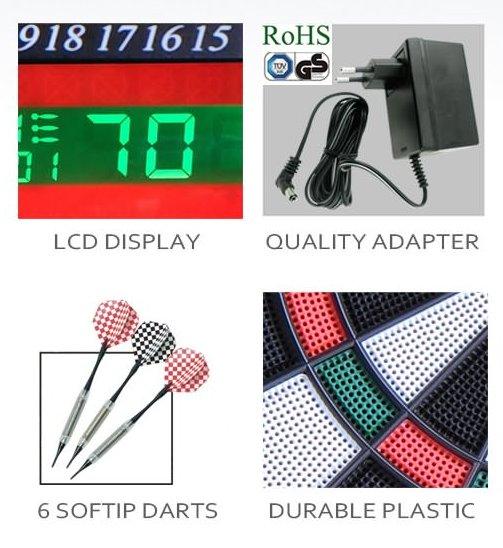One80 Elite Electronic Dartboard - Image 6