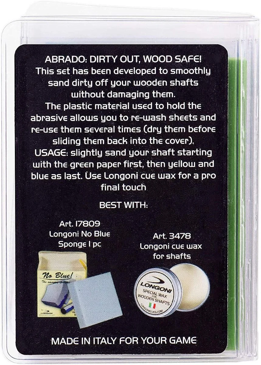 Longoni Abrado Ultra Fine Sanding (Pool Cue) - Image 4