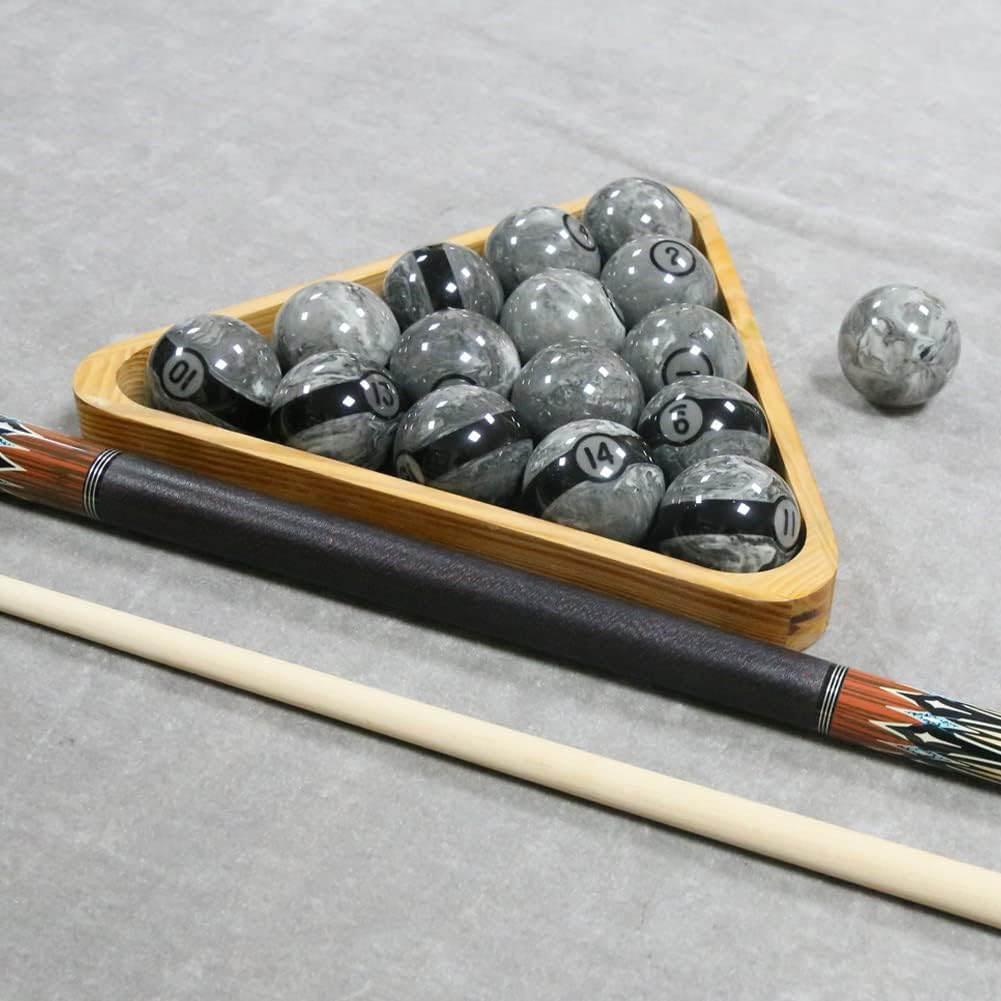 Marble Design Standard Size American Pool Balls - Image 3