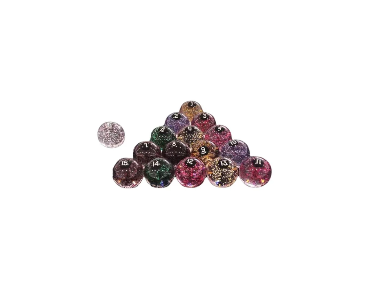 Panther Crystal Sparkling Pool Ball Set - Image 3